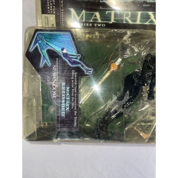 2003 McFarlane Matrix Series 2 Trinity Falls Matrix Reloaded Action Figure NEW - Picture 3 of 5